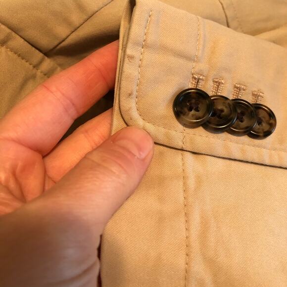 Talbots Kaki Blazer, Size 2 - Picture 5 of 6